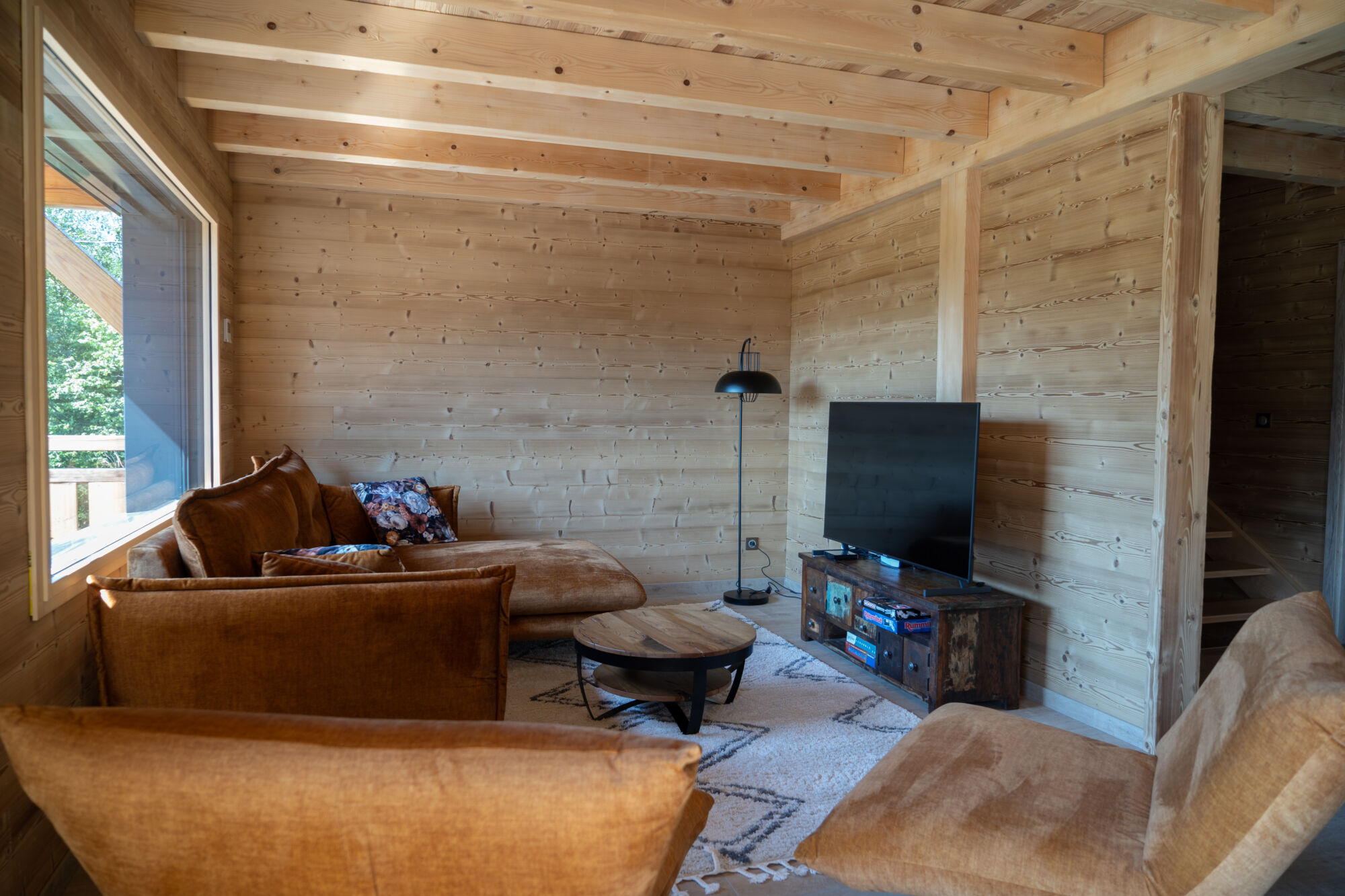 DSC00124 1 | Chalet de l'Oseraie Salon et salle à manger Châtenois 1