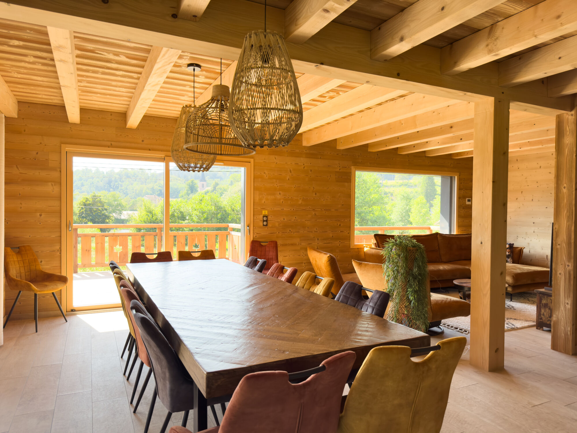 IMG_8056 1 | Chalet de l'Oseraie Salon et salle à manger Rosheim 3