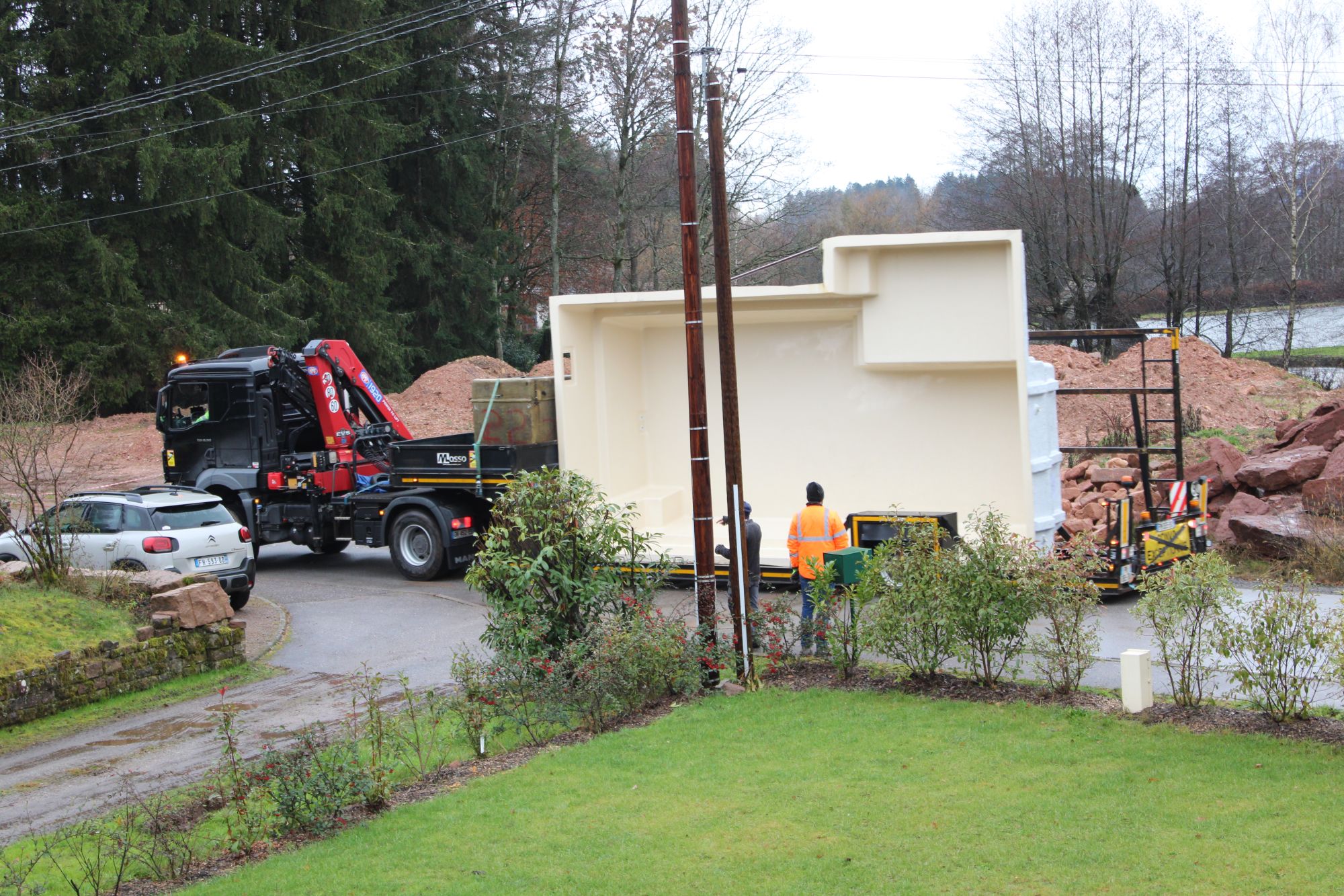 LIVRAISON 3 | Chalet de l'Oseraie Travaux de la piscine dans les Vosges Raon-l'Étape 3