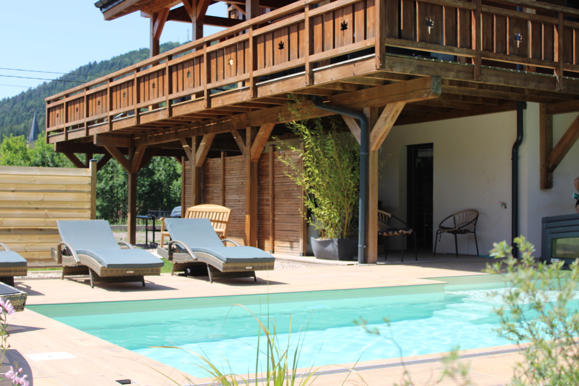 CHALET DE LOSERAIE PISCINE 14 | Chalet de l'Oseraie Dernière minute : sur une semaine au Chalet de l’Oseraie dans les Vosges Raon-l'Étape 0
